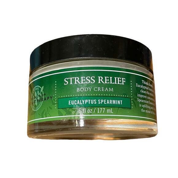 Bath & Body Works Eucalyptus Spearmint Body Cream NEW Original Formula Glass Jar - Picture 2 of 6